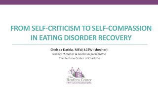 From Self-Criticism to Self-Compassion in Eating Disorder Recovery