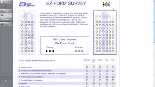 3. Concord Forms Designer - Creating the Scan Template so your Form Can Be Scanned in Remark Office