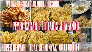 rempeyek kacang 💯 %renyah untuk jualan,tambahkan bahan ini kunci renyah awet dan empuk