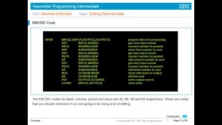 Mainframe Assembler Intermediate Unit2