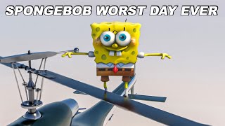 SpongeBob Fail Animations V1 - WORST DAY EVER #Shorts
