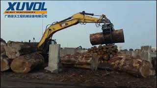 Xuvol 300P Log Grapple for 20-30 tons excavator Powerful Grapple