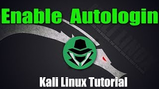 How To Enable Auto Login In Kali Linux || working All versions || EASIEST METHOD