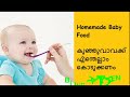 homemade baby food കുഞ്ഞുവാവക്ക് എന്തെല്ലാം കൊടുക്കണം video no. 152