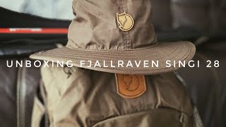 Unboxing Fjallraven Singi 28 backpack 2022