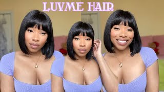 NEW FAVORITE WIG‼️🚨Yaki Straight Bob w/ Bangs| Ft. Luvme hair | Sasha Iconic💕