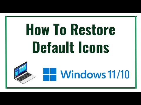 How to Restore Default Icons on Windows 11