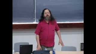 The Danger of Software Patents - Richard Stallman