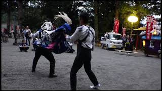 ２０１８年大槌稲荷神社宵宮祭　安渡大神楽奉納