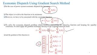 04v ED problem solution with gradient method