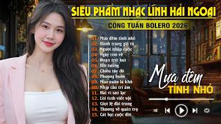 Lk Nhạc Vàng Bolero Hot Nhất 2026 - Top 15 Ca Khúc BOLERO CÔNG TUẤN ÊM TAI DỄ NGỦ | MƯA ĐÊM TỈNH NHỎ