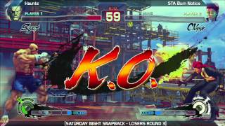 SSF4: STA Burn Notice vs Haunts - Saturday Night Snapback 6.1