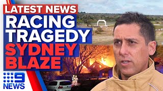 Two killed in Victorian racing event, $24m mansion destroyed by wild blaze | 9 News Australia