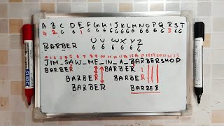 HORSPOOL STRING MATCHING | BARBER -Jim Saw Me In a | Analysis & Design of Algorithms | VTU 22 SCHEME