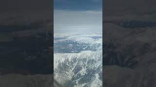 AIR INDIA FLIGHT FLYING OVER THE HIMALAYAS