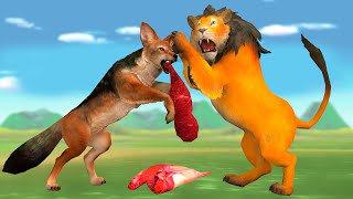 అత్యాశ నక్క మరియు సింహం Greedy Fox And Lion  in Telugu | Telugu Stories | Telugu Fairy Tales