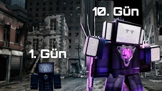 1 günden 10 güne kadar Titan Tv man in hikayesi•Minecraft