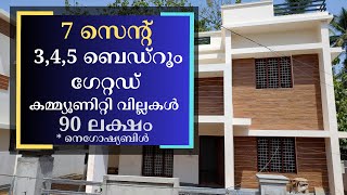 ഗേറ്റഡ് കമ്മ്യൂണിറ്റി വില്ലകൾ വിൽപ്പനയ്ക്ക്, 3,4,5 ബെഡ്‌റൂം സൗകര്യത്തോടെ