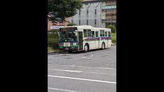 ⑲近江鉄道バス 滋賀200か768(大津)  日デ  KC‐UA460HSN  3扉車(元西武A7-435上石神井)　立命館大学シャトルバス(かがやき通り)　南草津駅→立命館大学　※2024年6月撮影