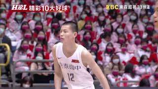 【2020-21 HBL籃球賽】東泰高中108 VS  三民家商71 精彩十大好球！