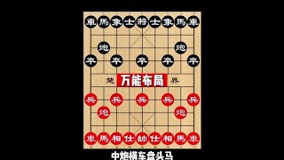 中炮横车盘头马进攻技巧#中国象棋开局技巧#象棋破局#布局飞刀