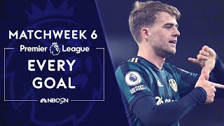Every Premier League goal from 2020-21 Matchweek 6 | NBC Sports