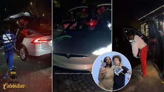 King Harris Gifts His Lady 'NaNa' A Brand-New Tesla For Christmas! 🎄🚗