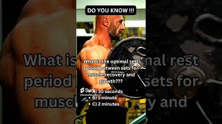 Muscle Recovery | Questions | Gym Trivia #question #musclerecovery #gym #trivia #muscle