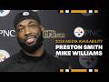 Mike Williams, Preston Smith Media Availability (Nov. 6) | Pittsburgh Steelers