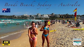 Bondi Beach, Sydney, Australia (NSW) | 4K UHD | Discover A Surfer's Paradise | Sunrise to Sunset |