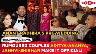 Ananya-Aditya to Janhvi-Shikhar: Rumoured couples at Anant Ambani & Radhika Merchant's Pre-Wedding