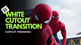 Trending white Cutout Transition Tutorial | Capcut Trending