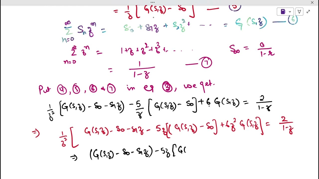 Recurrence Relation| Example| Solve Recurrence Relation Using ...