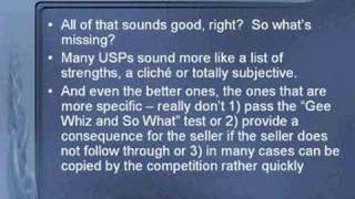 USP Unique Selling Proposition, Value Proposition Definition