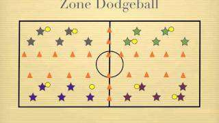 Physical Education Games - Zone Dodgeball