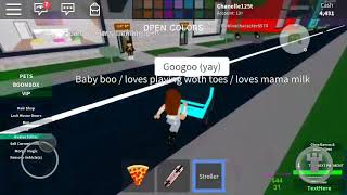 Baby Boo Abuse Slow Motion Video Roblox Roleplay Webm - i abuse baby boo