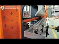 ตัวอย่างการใช้งานเครื่องพับไฮดรอลิค press brake e21