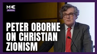 Peter Oborne discusses Christian Zionism at Jordan conference