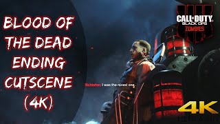 Black Ops 4 Zombies: 'Blood of the Dead Ending Cutscene' (4K)