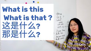 这是什么？那是什么？Learn Chinese Mandarin for beginners HSK1 LEVEL