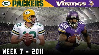 Perfect Packers Face Peterson! (Packers vs. Vikings, 2011) | NFL Vault Highlights