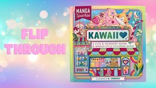 Manga Sparkle Kawaii Coloring Book By K Camero Flip Through ...