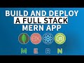 Full Stack MERN Project - Build and Deploy an App | React + Redux, Node, Express, MongoDB [Part 2/2]