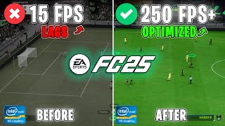 EA SPORTS FC 25 - Best PC Optimization Settings for MAX FPS on ANY PC📈