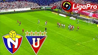 El Nacional vs Liga de Quito EN VIVO Liga Pro Ecuador 2024