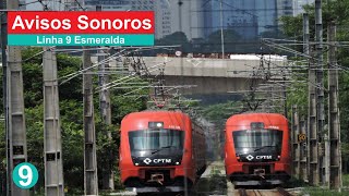 Avisos Sonoros | Linha 9 Esmeralda {Antigo - Inglês/Maria Escandalosa}