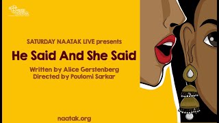 Saturday Naatak Live Presents: He Said And She Said [TEASER TRAILER]