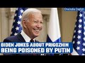 Joe Biden takes jibe at Vladimir Putin implying he may poison Yevgeny Prigozhin | Oneindia News