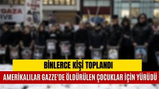 Binlerce Kişi Toplandı | Yahudi Asıllı Amerikalılar Gazze'de Öldürülen Çocuklar İçin Yürüdü