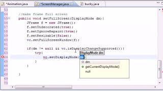 Java Game Development | Chapter. 17 - Full Screen with Buffer Strategy 